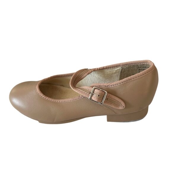 Capezio Girl's Tan Tap Shoes Buckle Strap Size 4.5 - Picture 1 of 7